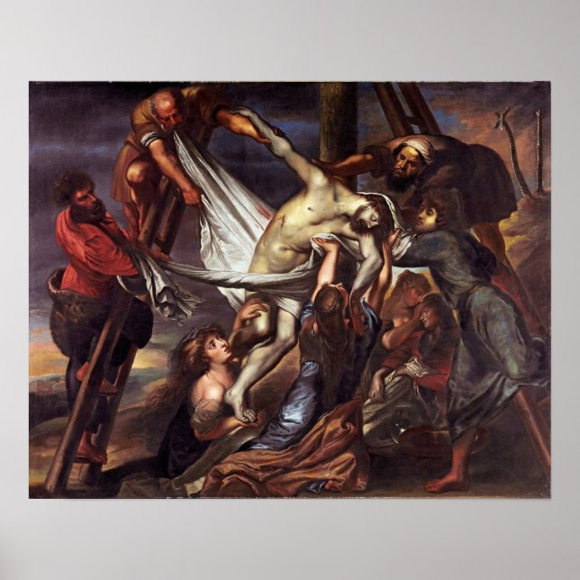 Der Abstieg vom Kreuz Poster (Vorne)
