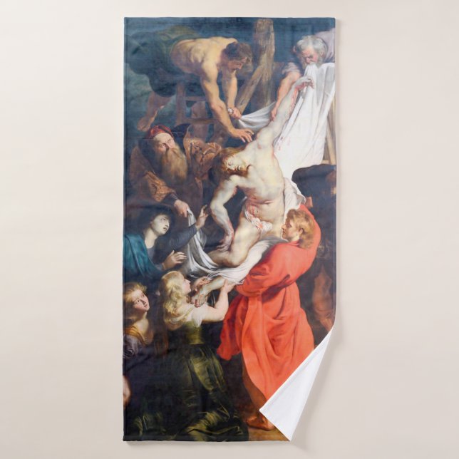 Der Abstieg vom Kreuz, Rubens Badehandtuch (Badehandtuch)