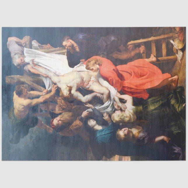 Der Abstieg vom Kreuz, Rubens Seidenpapier (Vorderseite)
