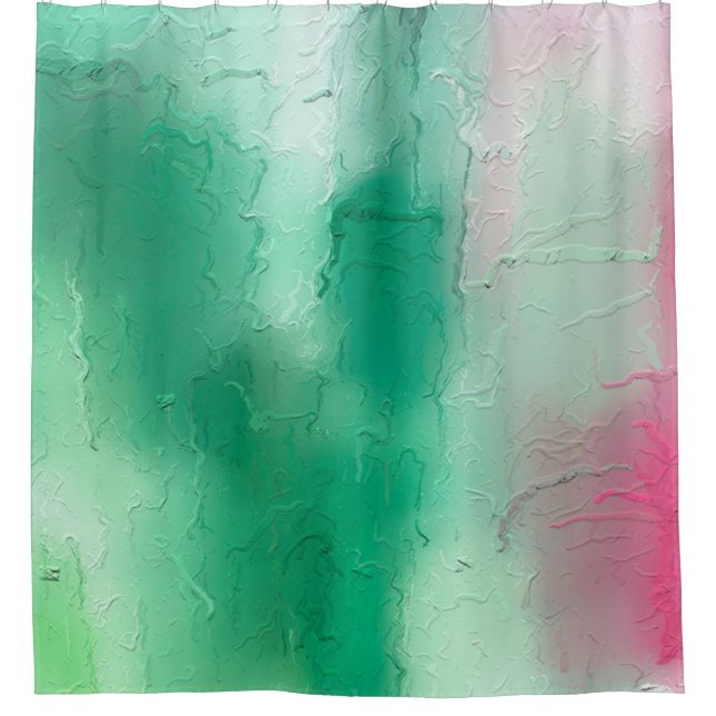 Der abstrakte Hintergrund des Pinselstrichs. Kunst Duschvorhang (Vorderseite)