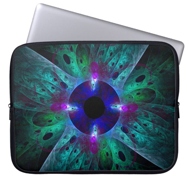 Der Abstrakte Kunstschläfer Laptopschutzhülle (Vorderseite)