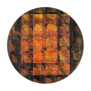 Der Abstrakte Kunstzirkel der Wall Schneidebrett