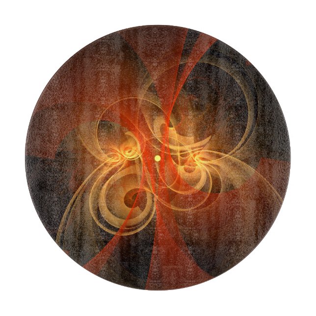 Der Abstrakte Kunstzirkel des Morning Magic Schneidebrett (Vorderseite)
