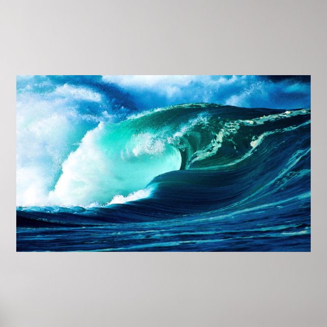 Der Absturz der Welle Poster (Vorne)