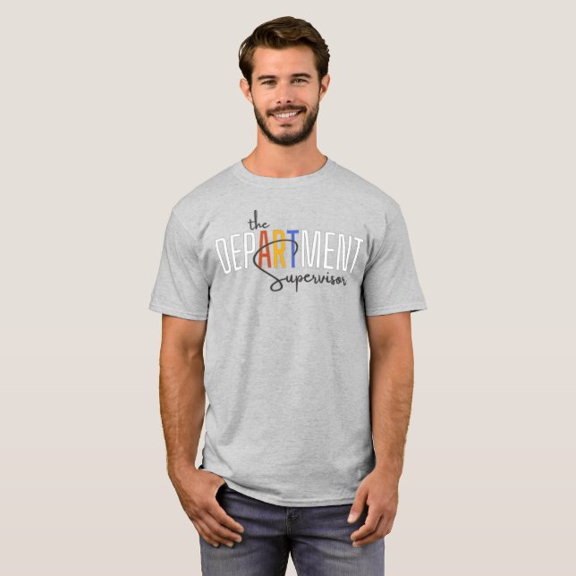 Der Abteilungsleiter, Kunstlehrer T-Shirt (Vorne ganz)