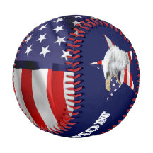 Der Adler, die amerikanische Flagge, der Star