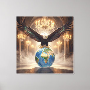 Der Adler ist gelandet IV Leinwanddruck