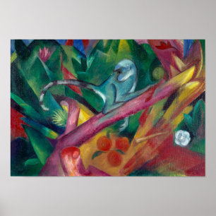 Der Affe   Franz Marc   Poster