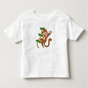 Der Affe im Dschungel Kleinkind T-shirt