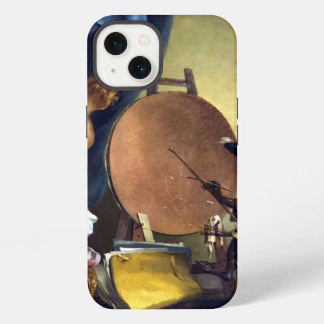 Der Affe Maler iPhone Hülle (Rückseite)
