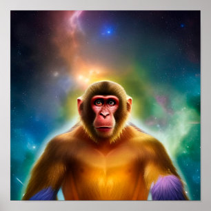 Der Affe (zwei) Poster