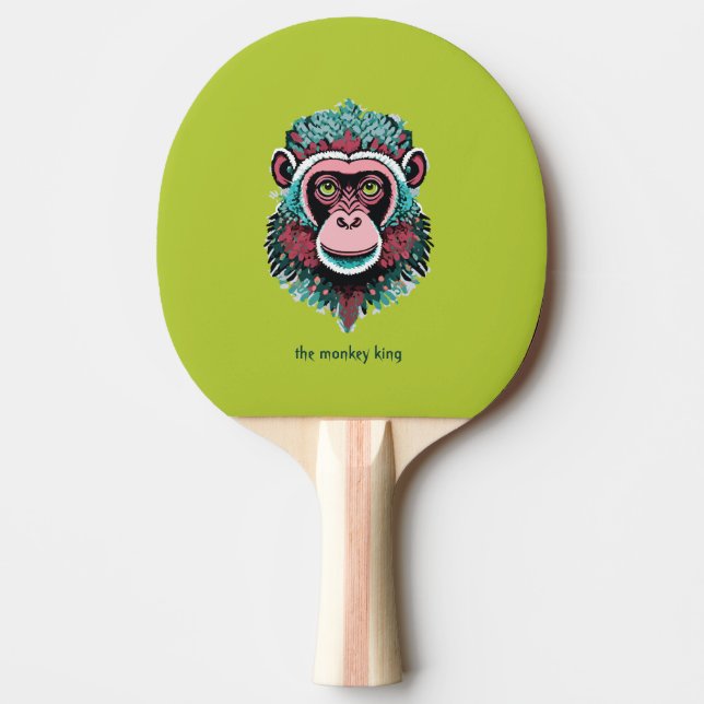 Der Affenkönig Tischtennis Schläger (Vorderseite)