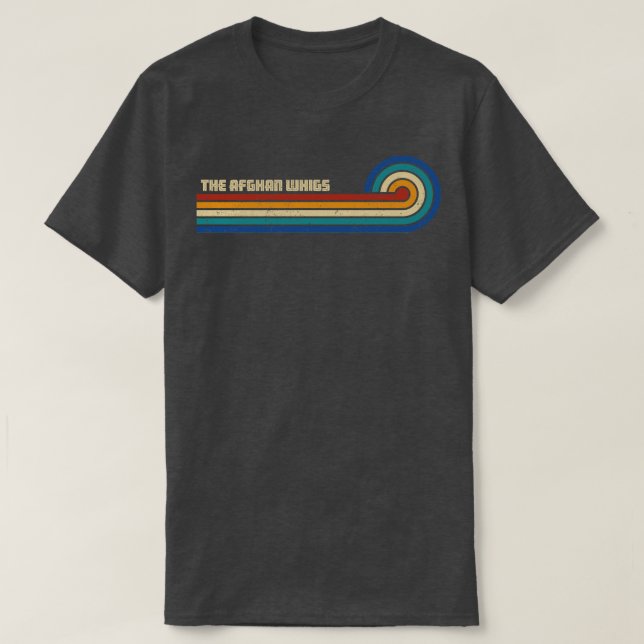 Der afghanische Whigs Retro Sunset T-Shirt (Design vorne)