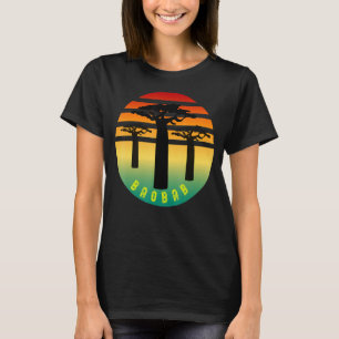 Der afrikanische Baum des Lebens Baobab, afrikanis T-Shirt