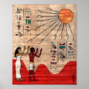 Der ägyptische Segen: Gott steht zwischen dir und  Poster