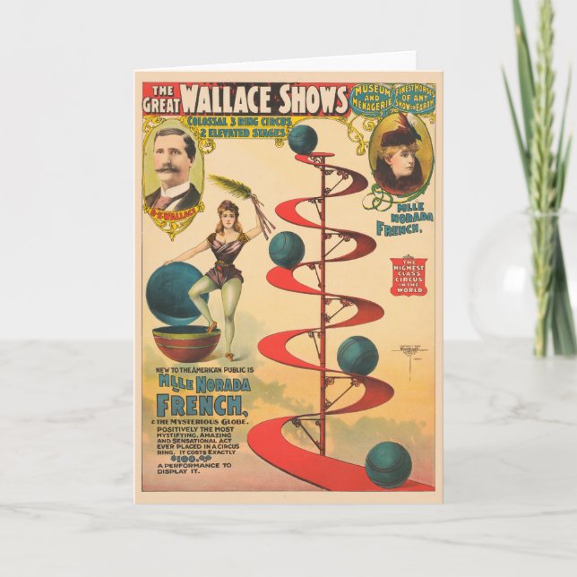 Der Akt von M'lle Norada Französisch Karte (Vorderseite)