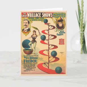 Der Akt von M'lle Norada Französisch Karte