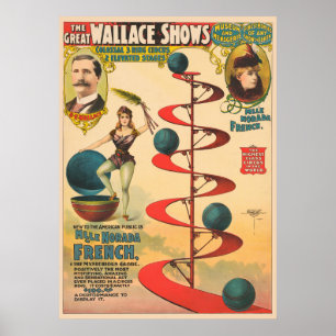 Der Akt von M'lle Norada Französisch Poster