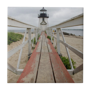 Der aktuelle Leuchtturm, der letzte von vielen Fliese