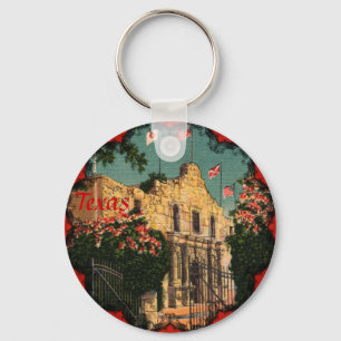 Der Alamo Vintage Texas Schlüsselanhänger