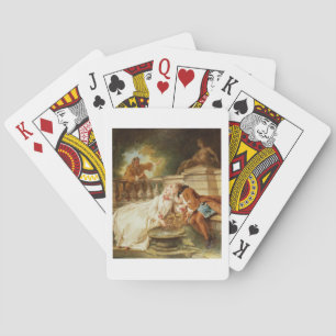 Der Alarm, 1723 (Öl auf Leinwand) Spielkarten