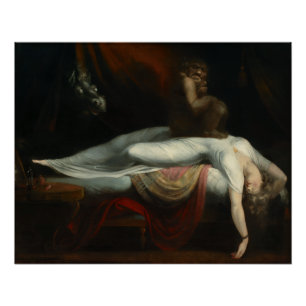 Der Albtraum Henry Fuseli Malerei Poster