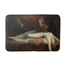 Der Albtraum (von Henry Fuseli) Badematte