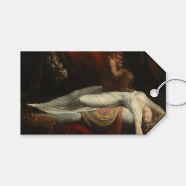 Der Albtraum (von Henry Fuseli) Geschenkanhänger (Vorderseite (Horizontal))