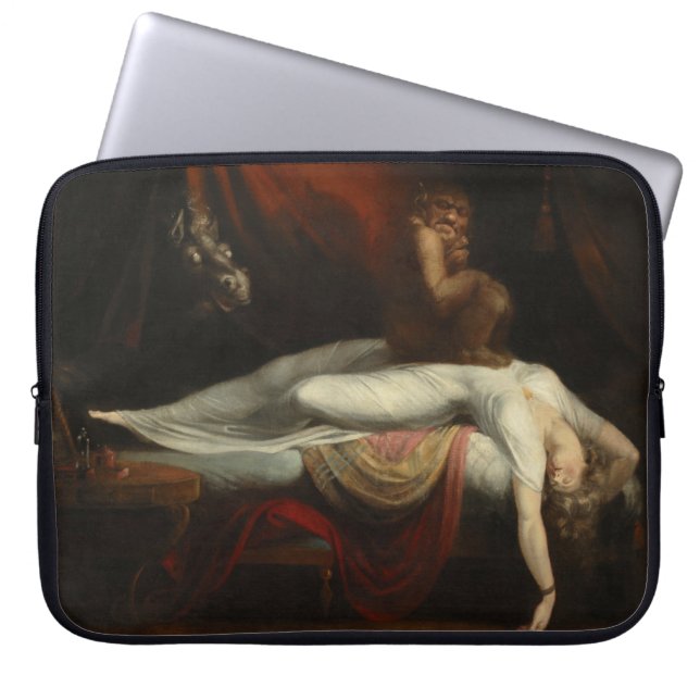 Der Albtraum (von Henry Fuseli) Laptopschutzhülle (Vorderseite)