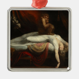 Der Albtraum (von Henry Fuseli) Ornament Aus Metall