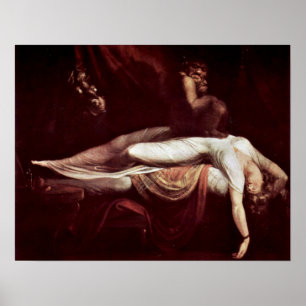 Der Albtraum von Henry Fuseli Poster