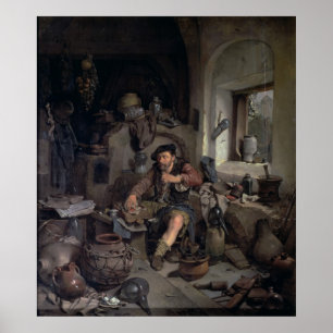 Der Alchemist, 1663 Poster