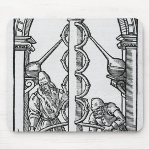 Der Alchemist bei der Arbeit Mousepad