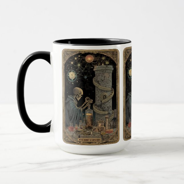 Der Alchemist der Tarot-Tasse der Geheimnisse Tasse (Links)