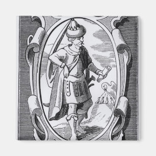 Der Alchemist Geber Magnet