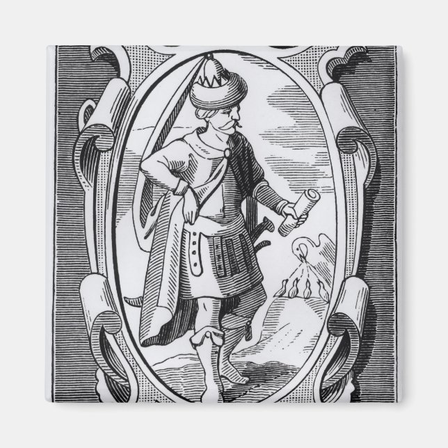 Der Alchemist Geber Magnet (Vorne)