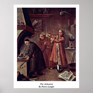 Der Alchemist von Pietro Longhi Poster