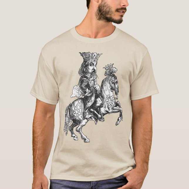 Der Alchemistendämon in der Gestalt eines Ritters T-Shirt (Vorderseite)