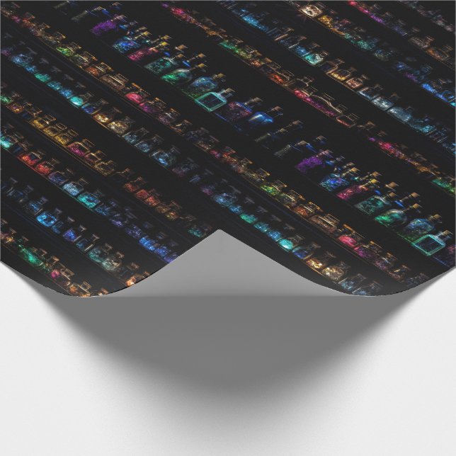 Der Alchemy Labrador - Tränenflaschen Packpapier (Ecke)