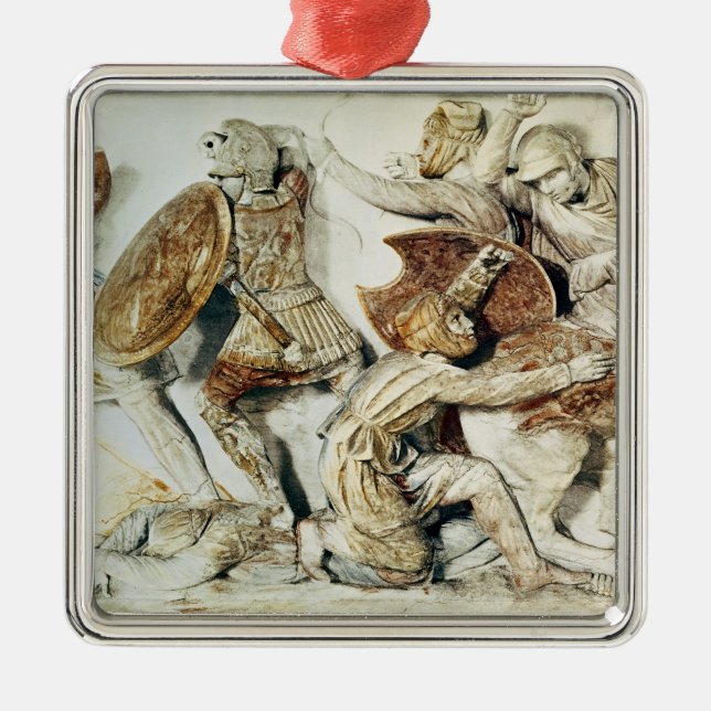 Der Alexander-Sarkophag Silbernes Ornament (Vorne)