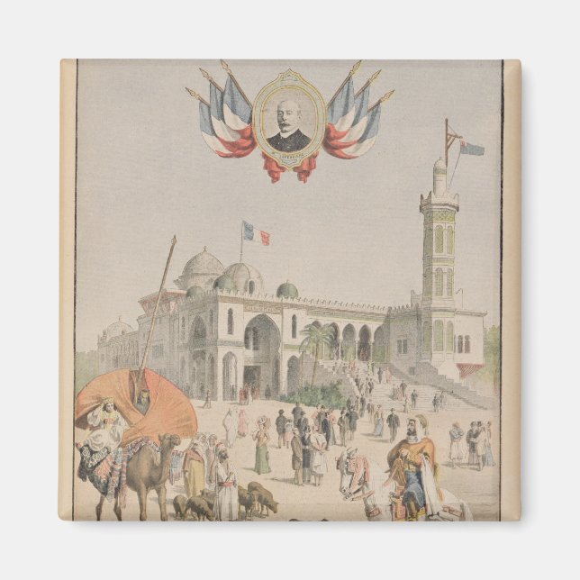 Der algerische Pavillon auf der Universellen Ausst Magnet (Vorne)