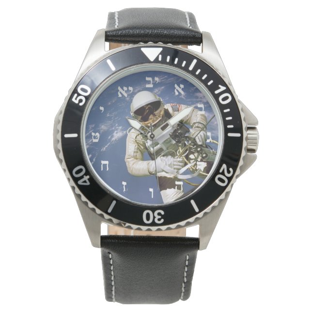Der allererste amerikanische Weltraumspaziergang - Armbanduhr (Vorderseite)
