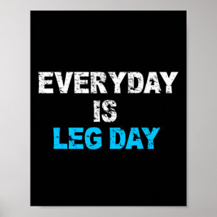 Der Alltag ist ein Lekentag Funny Workout Geschenk Poster
