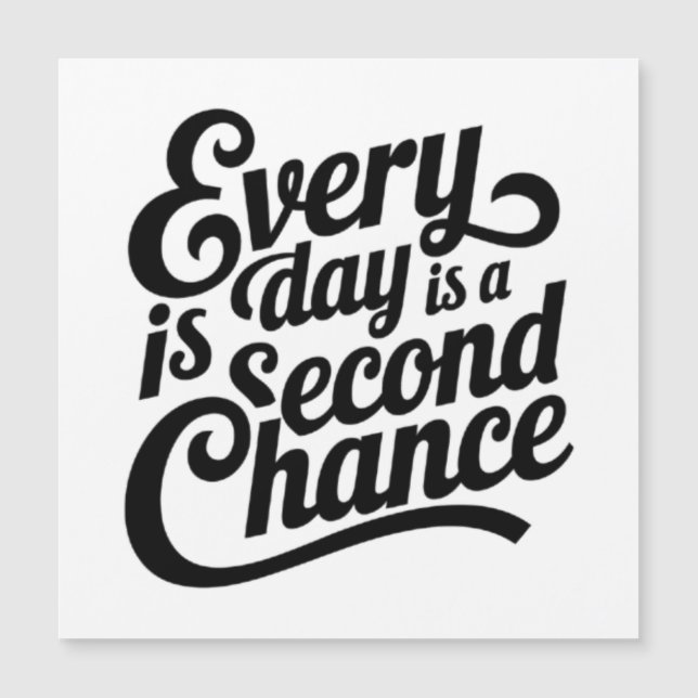 Der Alltag ist eine Chance - Mathematische Kunst Magnetkarte (Vorderseite)