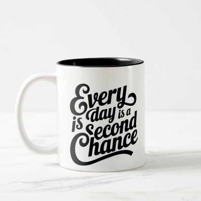 Der Alltag ist eine Chance - mathematische Tasse (Links)