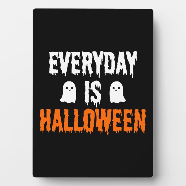 Der Alltag ist Halloween Fotoplatte (Vorderseite)