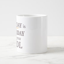 Der Alltag ist Satsurday - Bitcoin Jumbo Tasse 20o