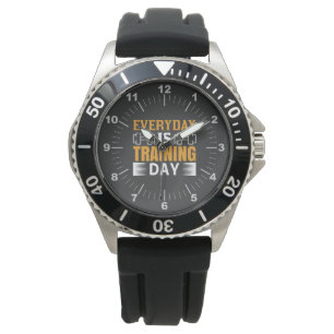 Der Alltag ist Training Day Gym Training Workout Armbanduhr