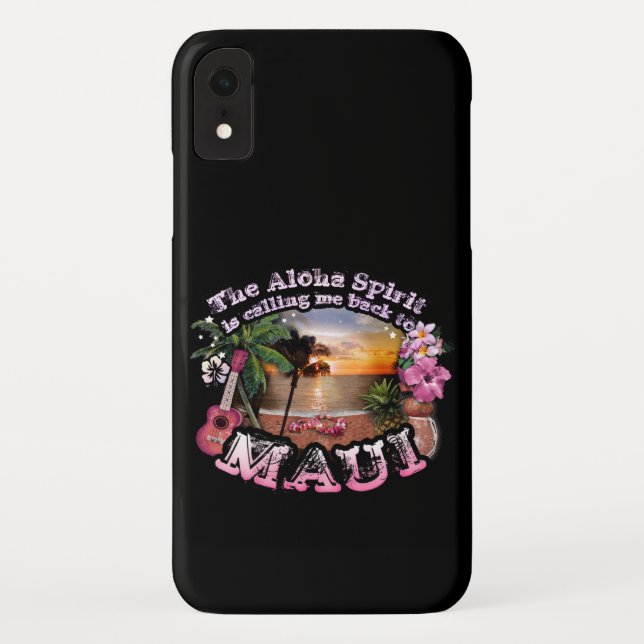 Der Aloha-Geist ruft mich zurück nach Maui Case-Mate iPhone Hülle (Rückseite)