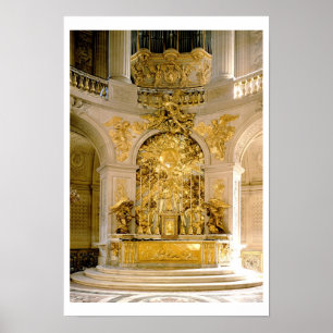 Der Altar in der königlichen Kapelle (Foto) Poster